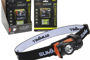 Storm Force Night Vision 3W Cree Headlight IP54 rated 200 lumens with 80m